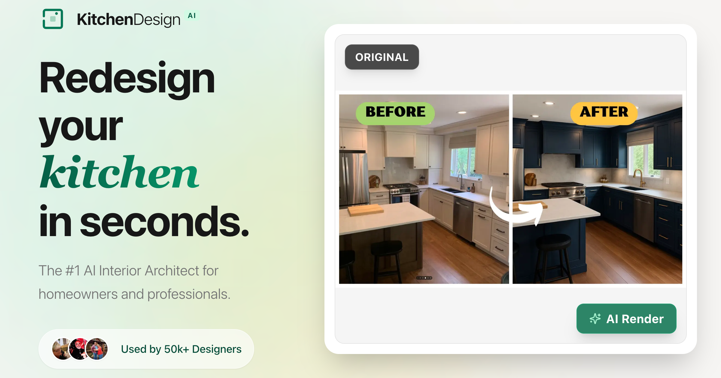 AI Kitchen Design Generator - Remodel from Photo | AI Planner
